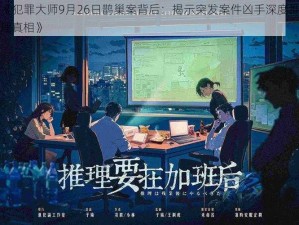 《犯罪大师9月26日鹊巢案背后：揭示突发案件凶手深度推理真相》