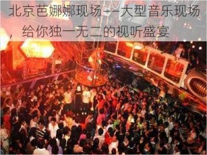 北京芭娜娜现场——大型音乐现场，给你独一无二的视听盛宴