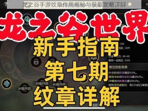 龙之谷手游纹章作用揭秘与获取攻略详解