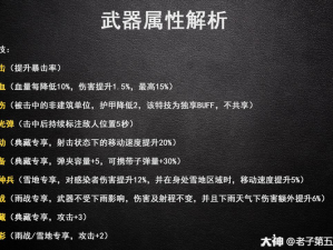 2024年度忍界巅峰武器强度排行揭晓，全面解析最强武器实力对比