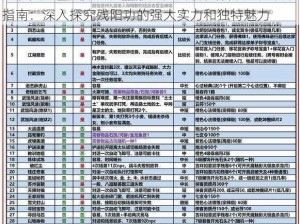 九阴真经手游中的残阳功威力解析及效果属性获取指南：深入探究残阳功的强大实力和独特魅力