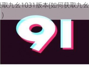 如何获取九幺1031版本(如何获取九幺 1031 版本？)