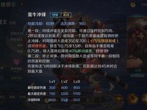 关于主宰无双BOSS黑牛兽技能属性全面解析