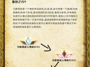 万象物语幻境金位角色深度解析与推荐