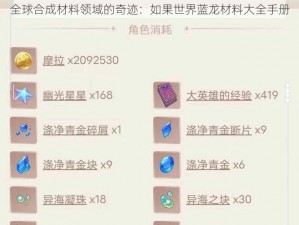 全球合成材料领域的奇迹：如果世界蓝龙材料大全手册