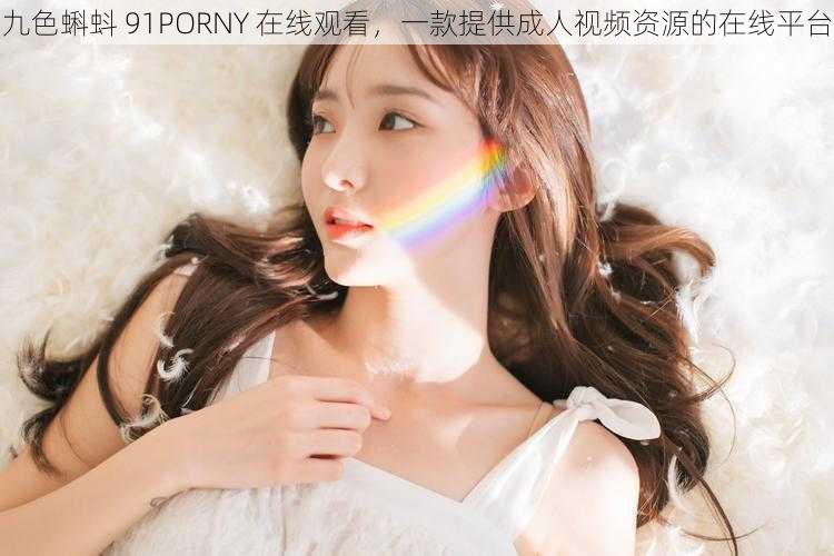 九色蝌蚪 91PORNY 在线观看，一款提供成人视频资源的在线平台