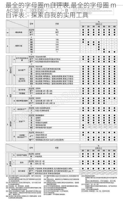 最全的字母圈m自评表,最全的字母圈 m 自评表：探索自我的实用工具