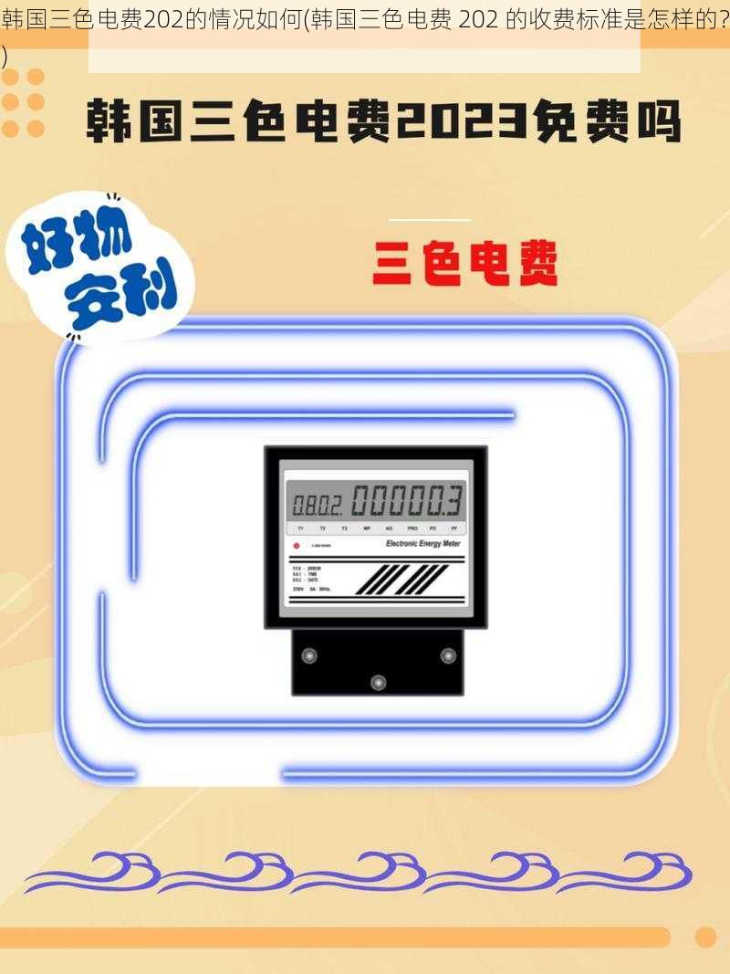 韩国三色电费202的情况如何(韩国三色电费 202 的收费标准是怎样的？)