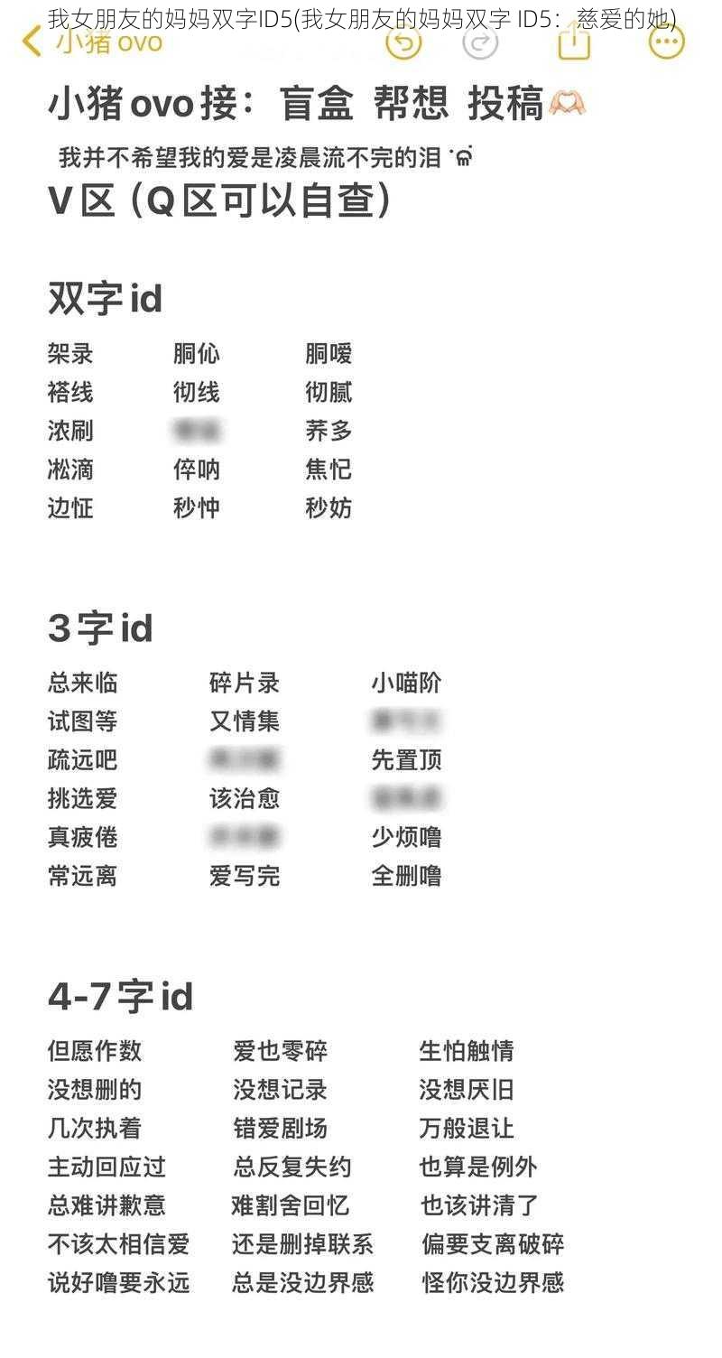 我女朋友的妈妈双字ID5(我女朋友的妈妈双字 ID5：慈爱的她)