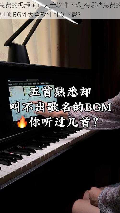 免费的视频bgm大全软件下载_有哪些免费的视频 BGM 大全软件可以下载？