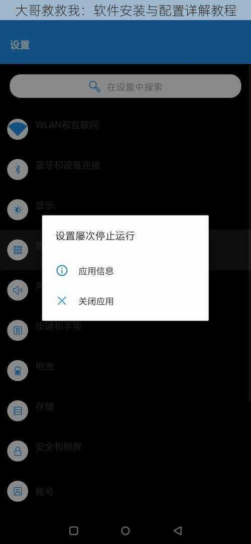 大哥救救我：软件安装与配置详解教程