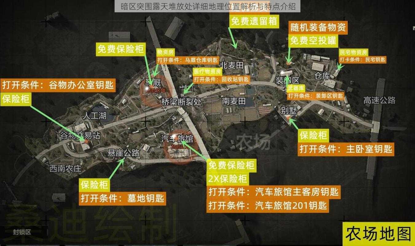 暗区突围露天堆放处详细地理位置解析与特点介绍