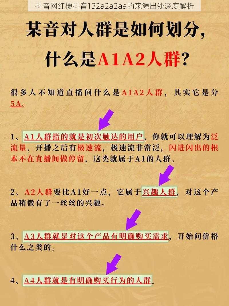 抖音网红梗抖音132a2a2aa的来源出处深度解析