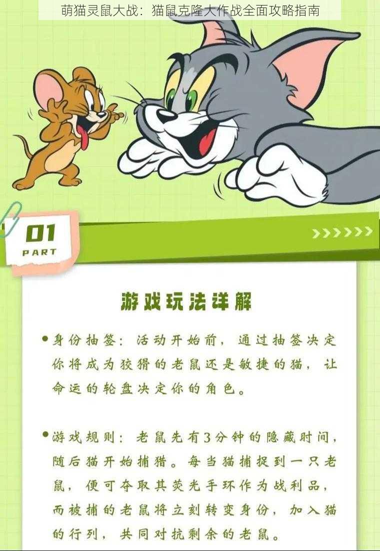 萌猫灵鼠大战：猫鼠克隆大作战全面攻略指南