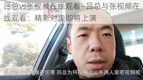 吕总vs张视频在线观看—吕总与张视频在线观看：精彩对决即将上演