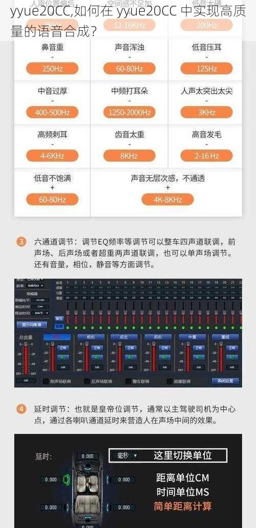 yyue20CC,如何在 yyue20CC 中实现高质量的语音合成？