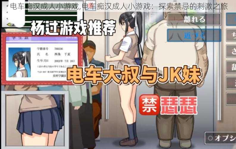 电车痴汉成人小游戏,电车痴汉成人小游戏：探索禁忌的刺激之旅