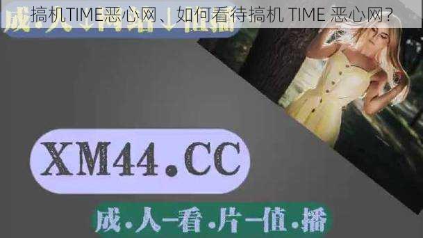 搞机TIME恶心网、如何看待搞机 TIME 恶心网？