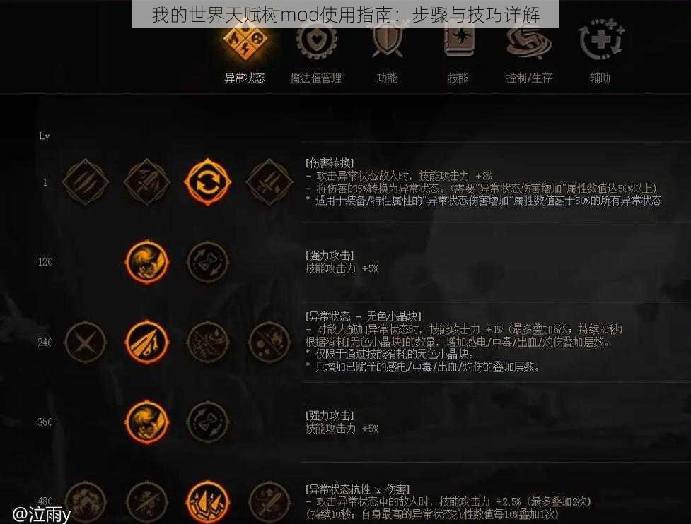 我的世界天赋树mod使用指南：步骤与技巧详解