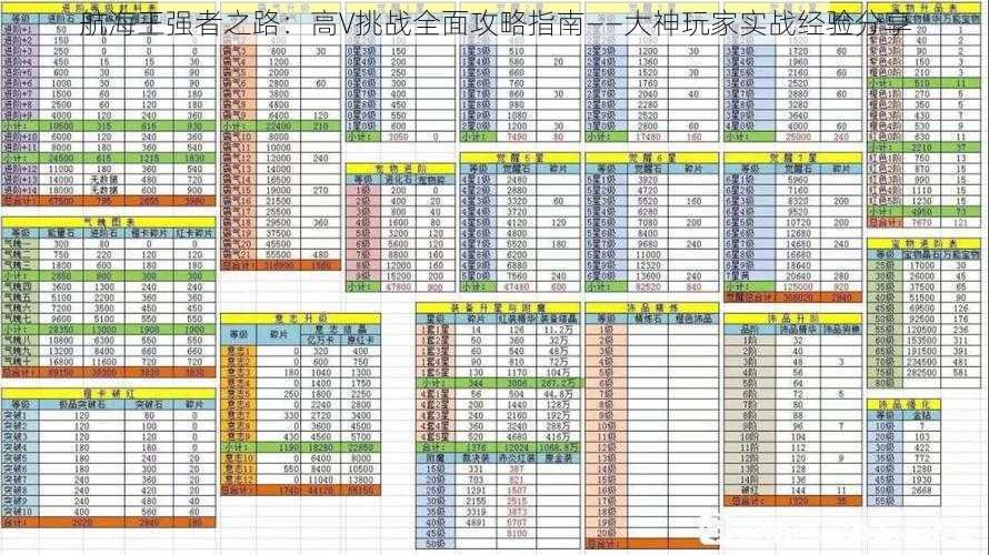 航海王强者之路：高V挑战全面攻略指南——大神玩家实战经验分享