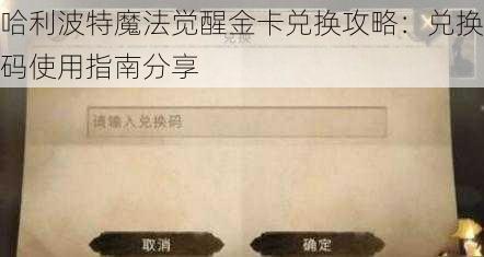 哈利波特魔法觉醒金卡兑换攻略：兑换码使用指南分享