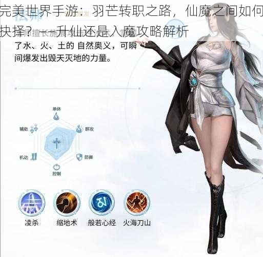 完美世界手游：羽芒转职之路，仙魔之间如何抉择？——升仙还是入魔攻略解析